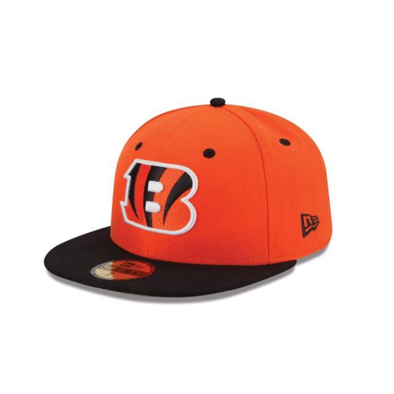 NFL Cincinnati Bengals 2tone 59Fifty Fitted (SBD6196) - Orange New Era Caps